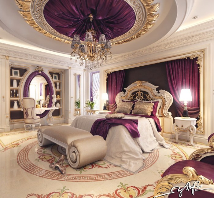 Luxury bedrooms bedroom interior detail designs purple bed ideas decor most badroom master lujo furniture lots inspirations lavish decoration sets