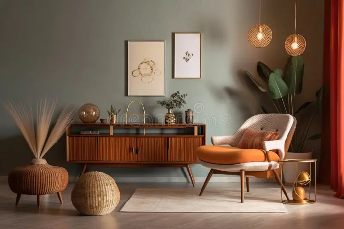 Vintage style interior room living styles